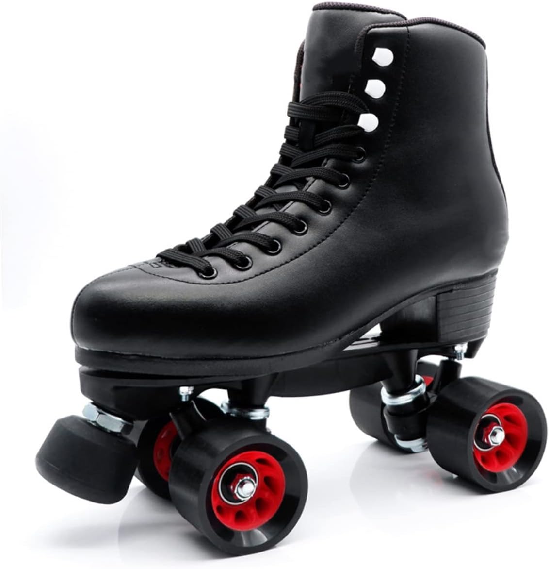 Double-Row PU Wear-Resistant Roller Skate Wheels 95A 1 Set Replacement Accessories for Quad Skating for Sports Enthusiasts