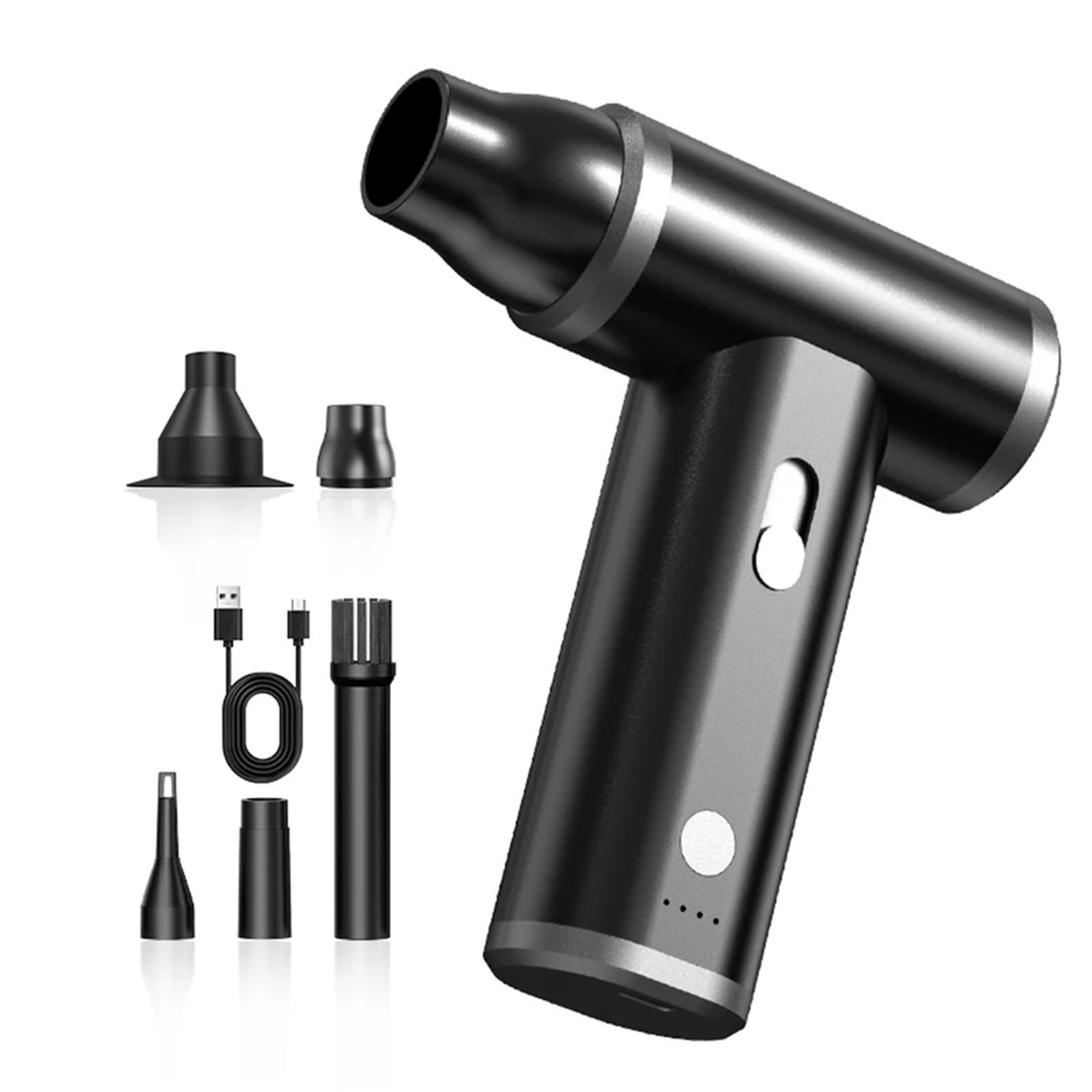 110000PRM Compressed Air Duster Brushless Motor Electric Rechargeable Handheld Dust Blower for Computer Keyboard