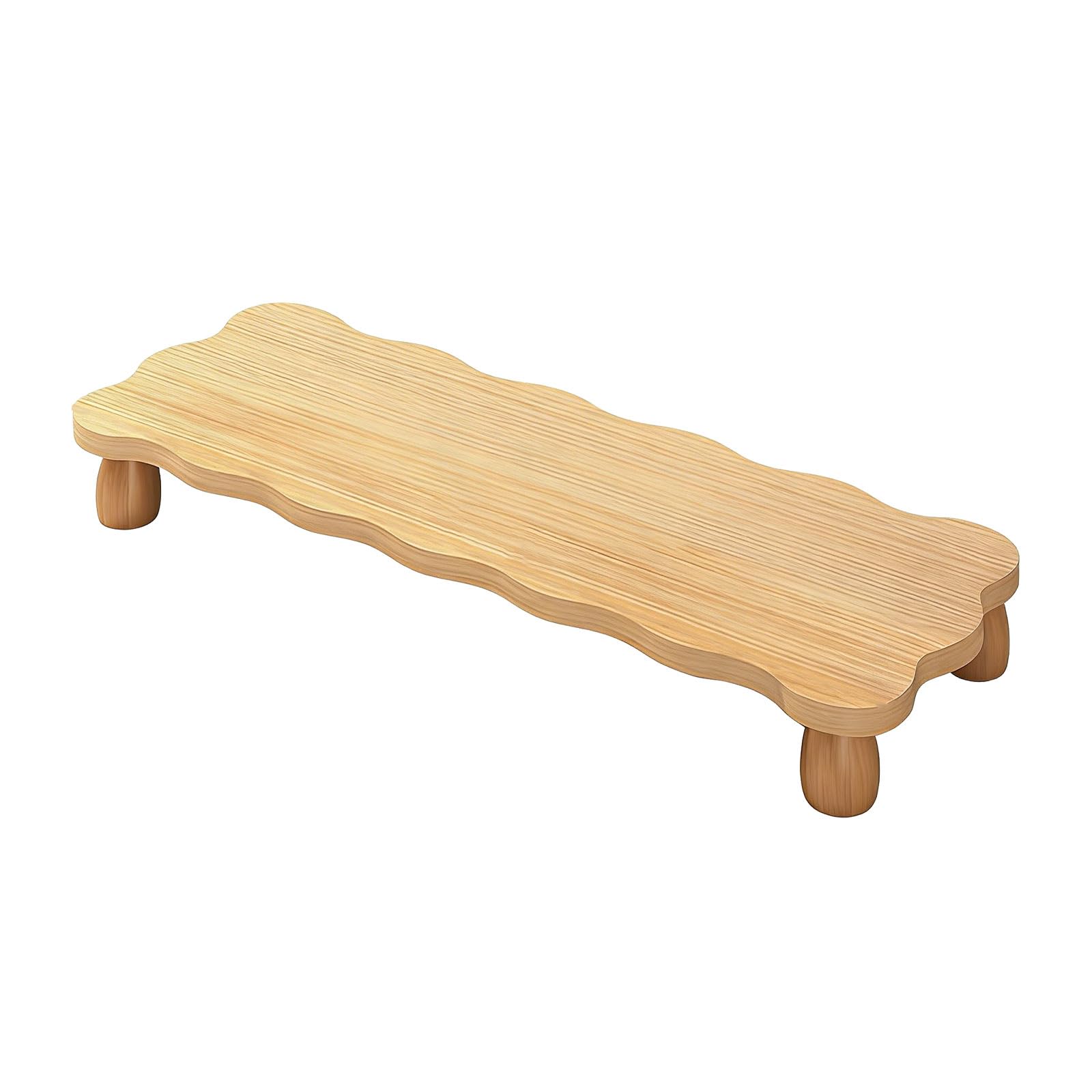 Support de moniteur en bois pour soulager le cou et ranger le bureau