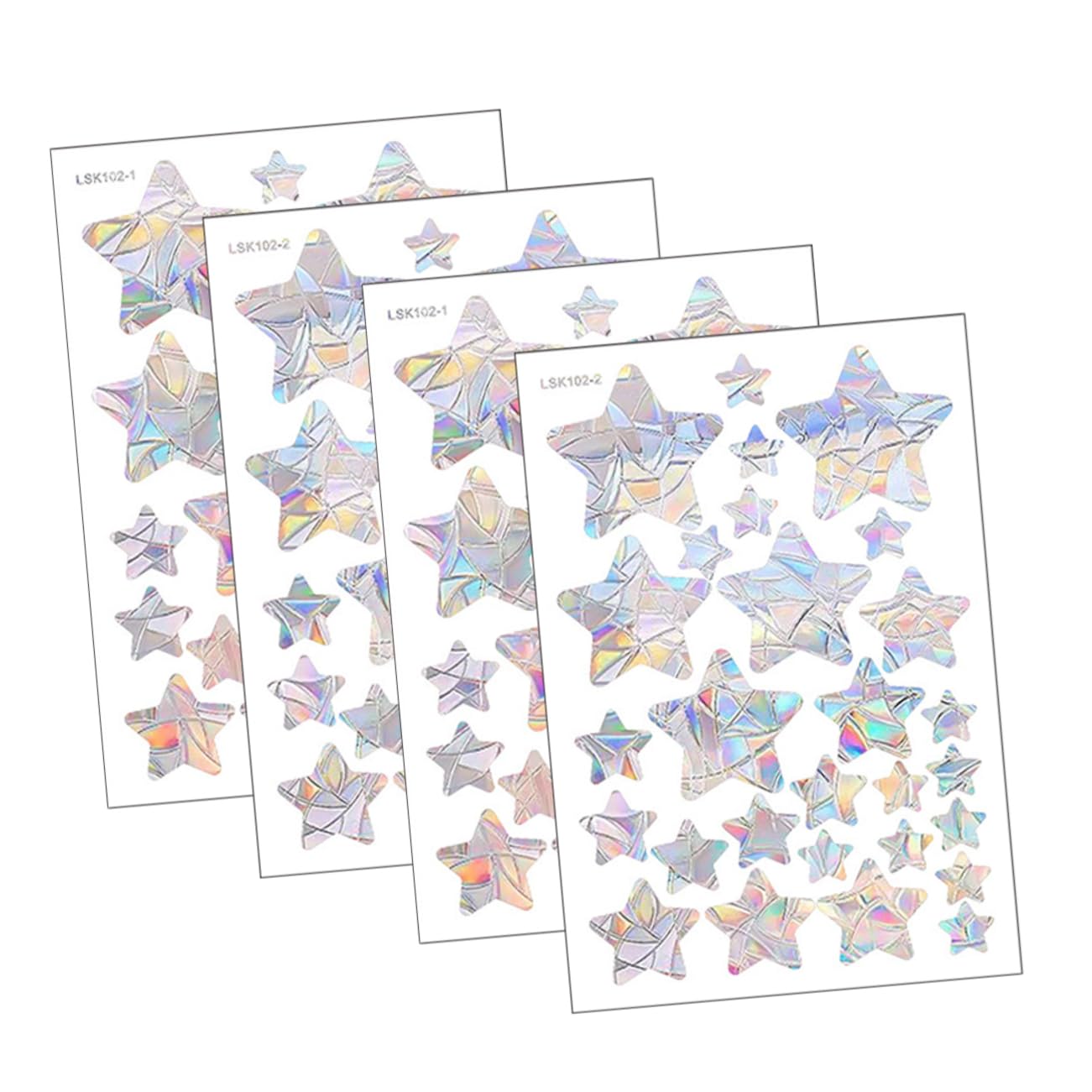 Ciieeo 10juegos Calcomanías De Ventana Anti-colisión Diseño De Estrellas De Pegatinas Para Protección De Aves y Decoración De Interiores