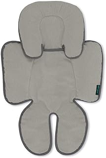 Head And Body Support Pillow By Lebogner - Infant To Toddler Head, Neck, And Body Cushion Perfect For Car Seats And Strollers, Detachable Head For Versatility As The Baby Grows, Grey
