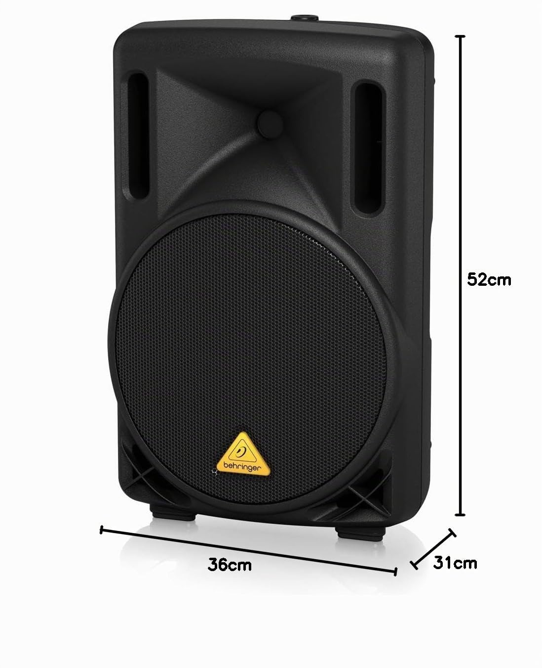 Behringer B210D Système D’Enceinte Active 2 Voies de 200 Watts avec Woofer 10 Pouces et Pilote de Compression de 1,35 Pouce