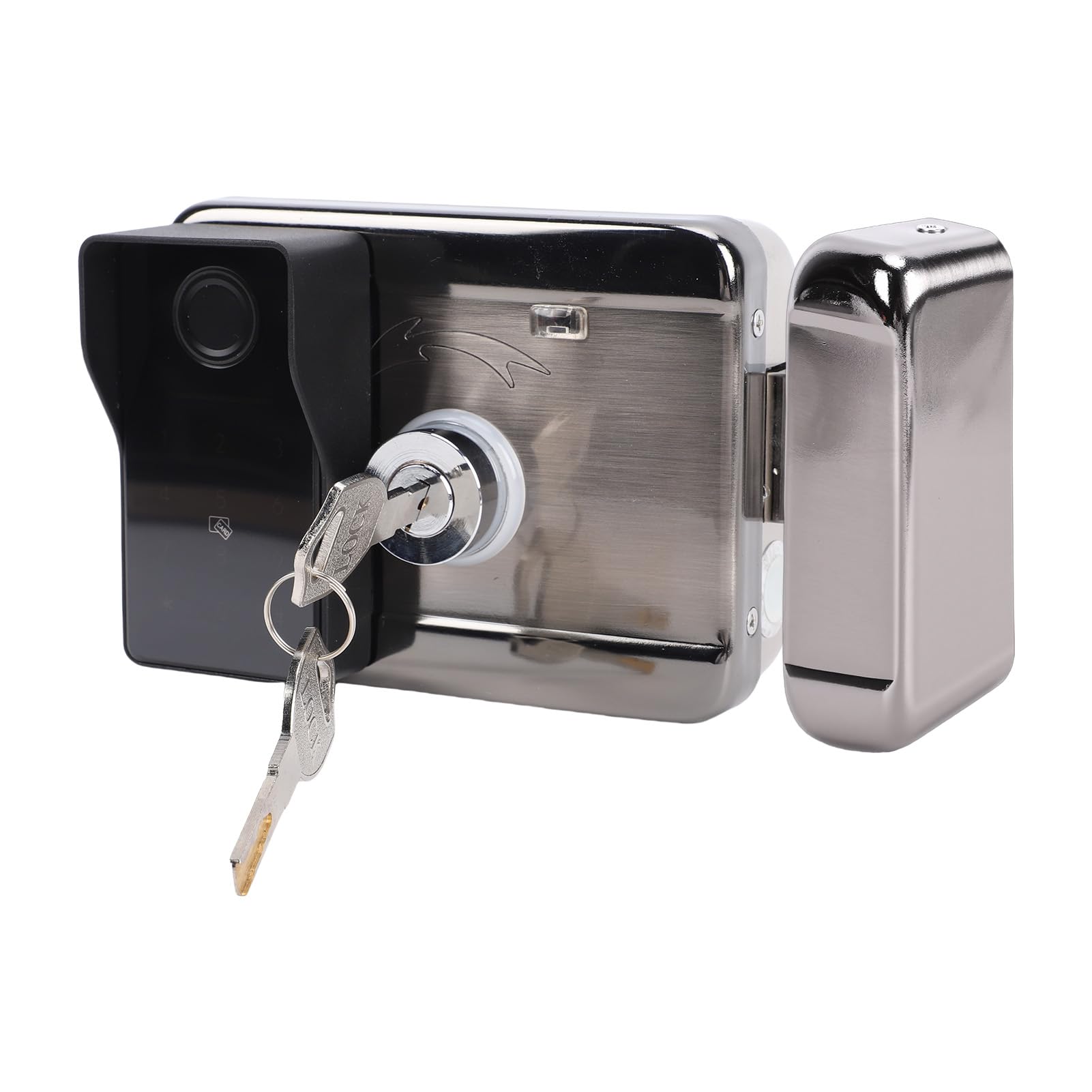 Karlak Cerradura de Puerta Inteligente para Exteriores, Acceso con Huella Dactilar de Doble Cara para Seguridad Valla Jardín