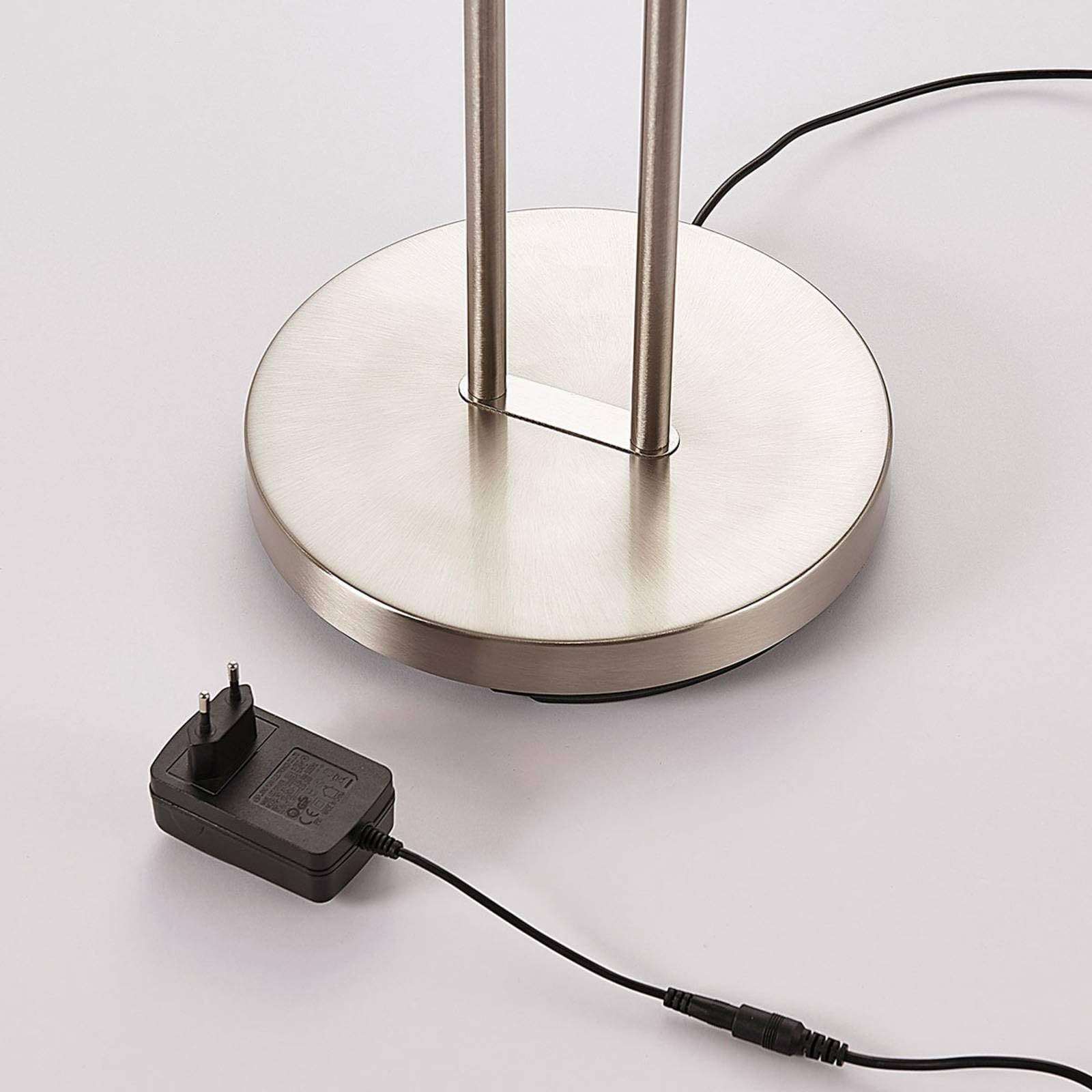 Lindby LED Stehlampe, Deckenfluter dimmbar verstellbarer Lesearm Standleuchte Metall Standlampe Wohnzimmerlampe Leselampe