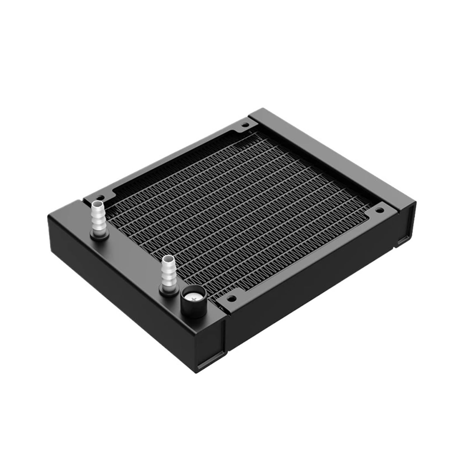Radiateur carré en aluminium SR-LF120 contre la surchauffe à noyau fileté 16"