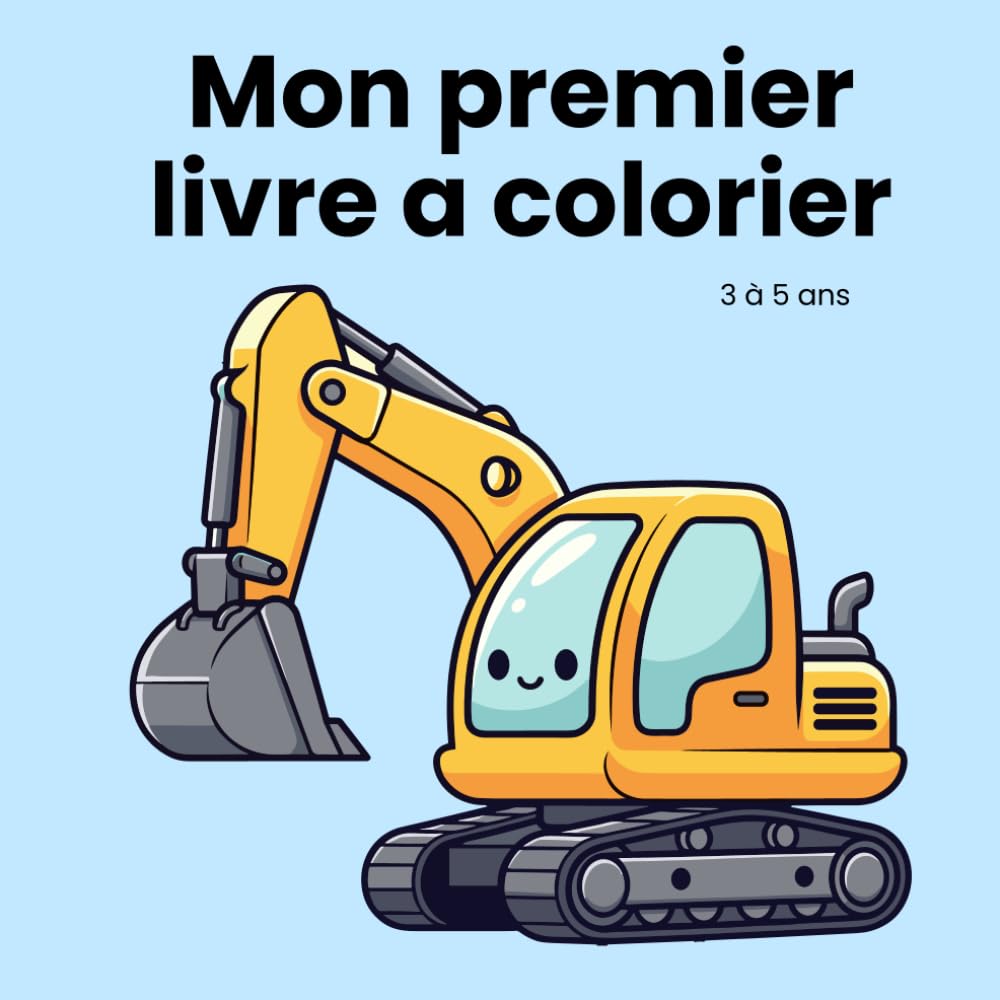 Mon Premier livre à Colorier: 50 Véhicules a colorier , Pour 3-5 ans, Véhicules, Coloriage Simple, Débutant / préscolaire