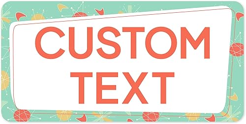 Miniatura 146 de Letrero Personalizado, Letrero de Calle Personalizado, 11 Colores de Fuente, 13 Estilos de Fuente, 4 Opciones de Agujeros, 22 Tamaños, 6x24 Madera