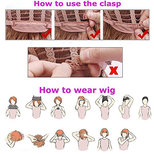 Parrucca corta riccia Afro Kinky ricci per donne