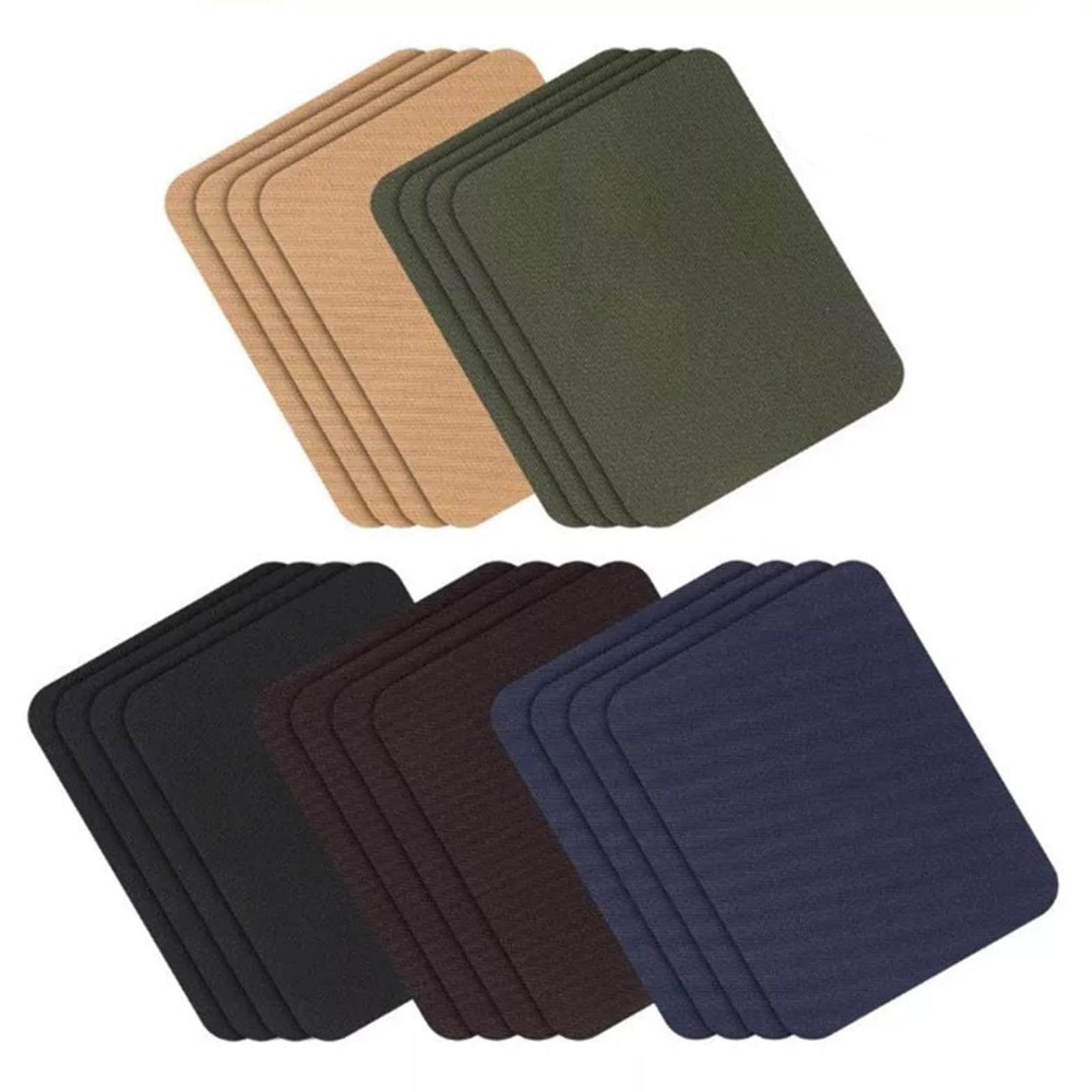 NXTOV Iron on Repair Patch, 20PCS MultiColor Fabric