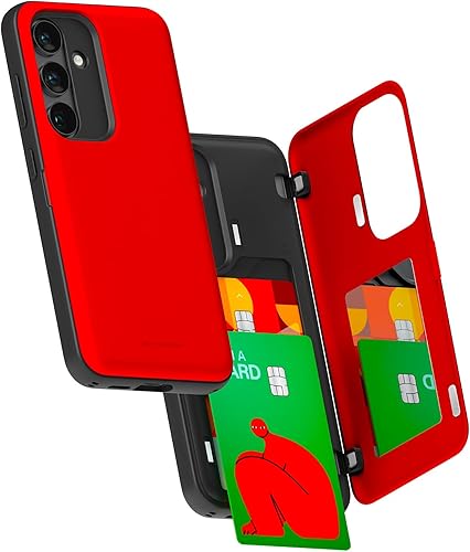 Miniatura 392 de GOOSPERY Parachoques magnético para puerta compatible con Galaxy S23, tarjetero tipo cartera, cierre automático, protección de doble capa resistente
