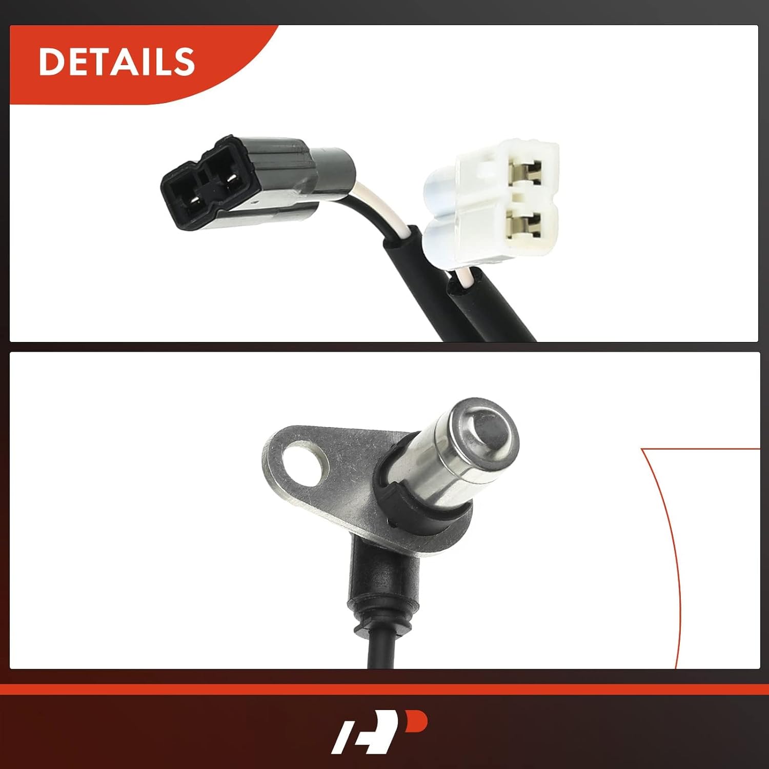 A-Premium 2PC Set Rear ABS Wheel Speed Sensor Compatible with 1999 2000 2001 2002 2003 2004 Chevy Chevrolet Tracker [Sport Utility] - Rear Driver & Passenger Side, Replace# 30023819