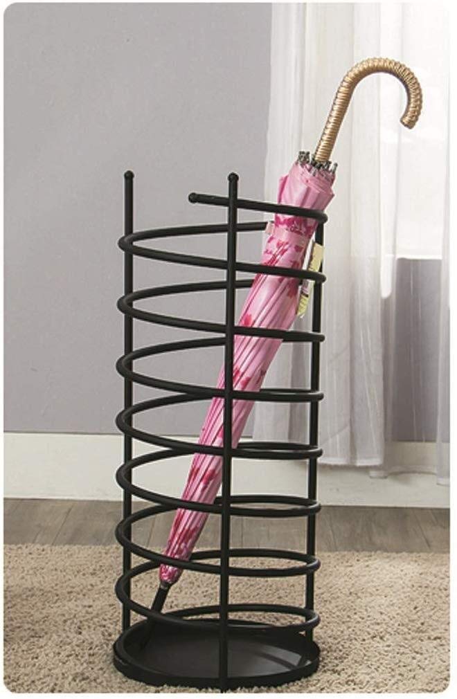Porte-parapluies en fer de qualité supérieure style géométrique