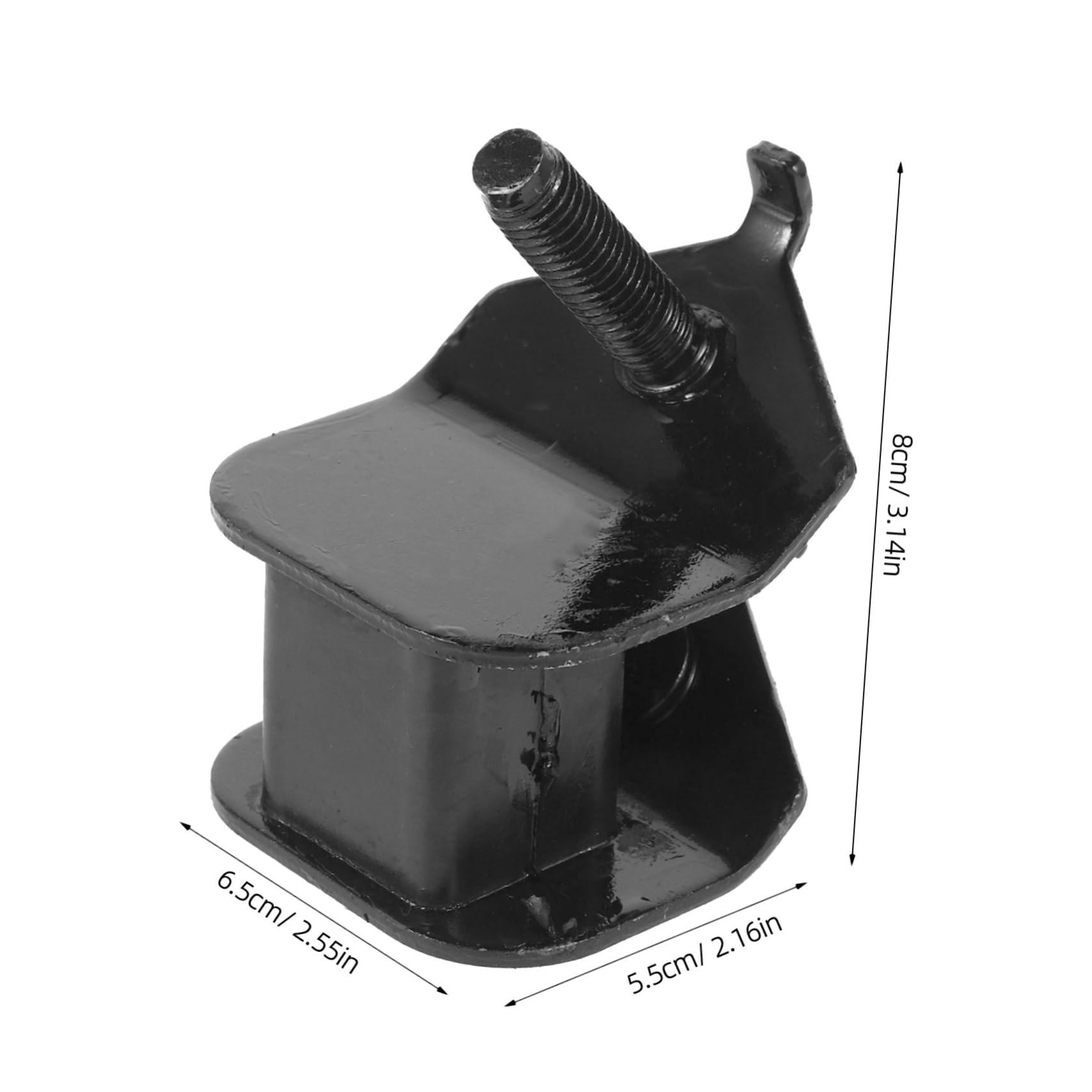 Supporti Motore Antivibranti 4 Pezzi 188f 190f in Ferro e Gomma | Neri, per Motore Generatore Diesel 2kw-3kw, Ricambio Riduzione Vibrazioni