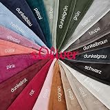 s.Oliver Kuschelsoft Decke 150x200 cm - flauschig, warm & waschbar, Kuscheldecke hellgrau Uni