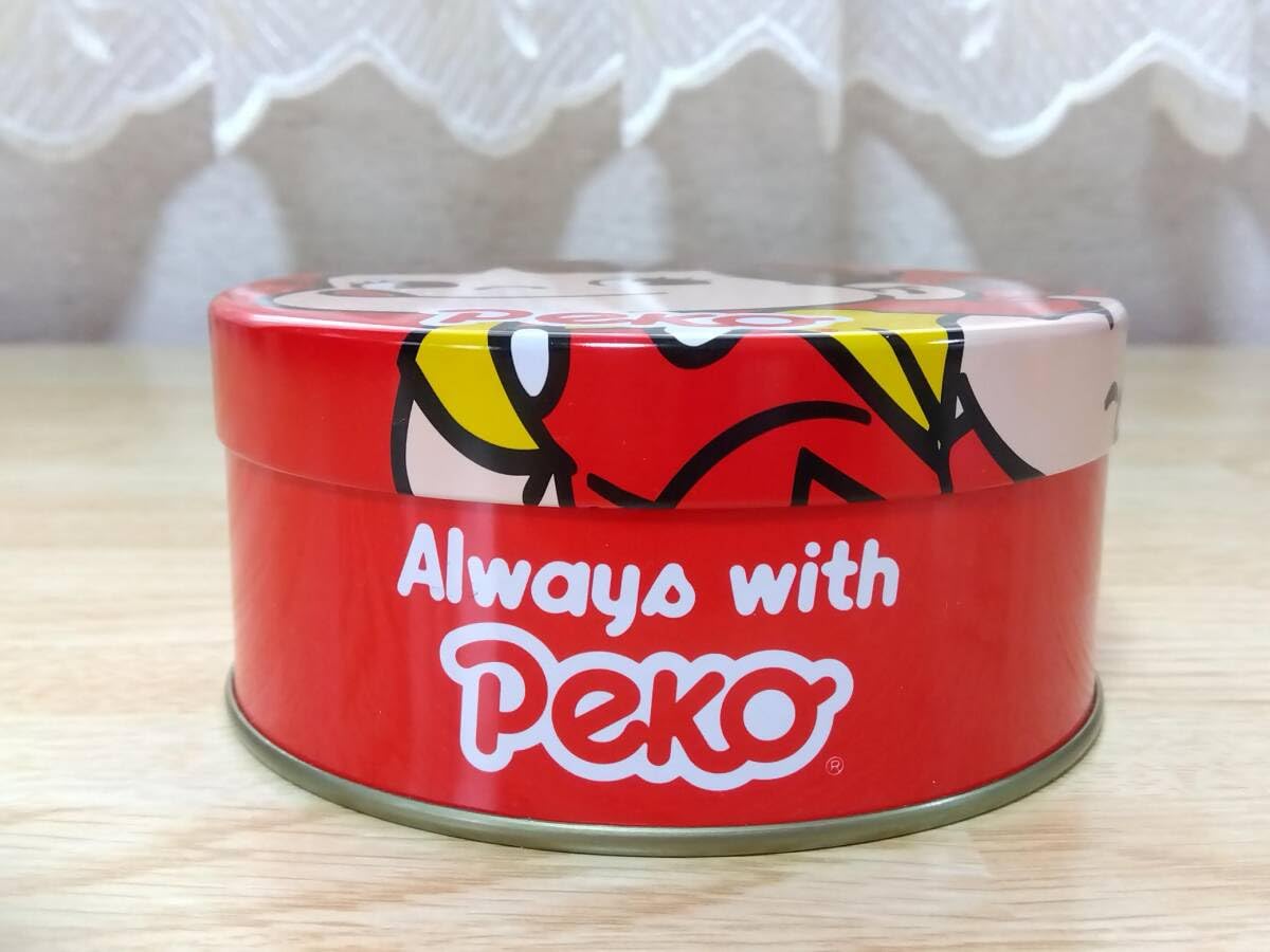 Amazon.co.jp: PEKO クッキー缶 ペコちゃん 空き缶 小物入れ 置物