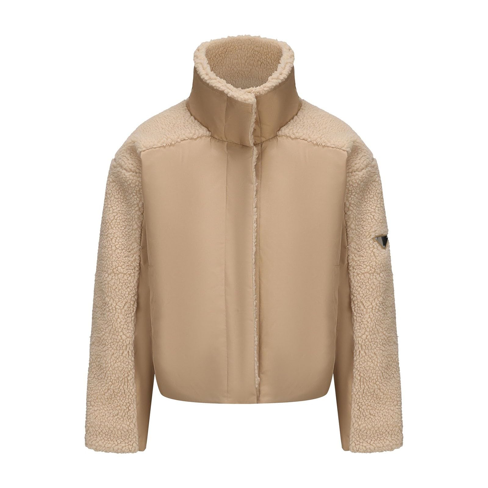 Chaqueta Mujer Abrigo Entretiempo Invierno Cazadora Plumiferos，Abrigo manga larga informal holgado liso mujer chaqueta clásica acolchada ligera cómoda diaria