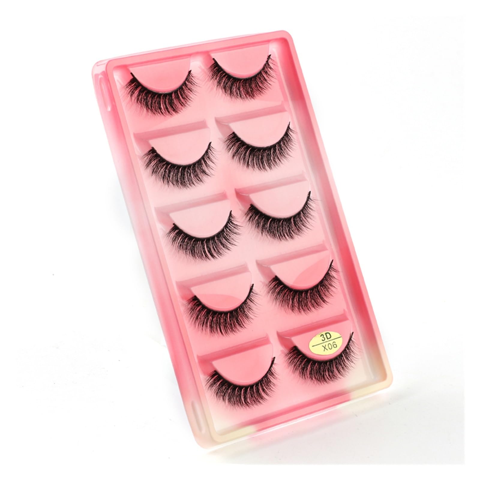UAMOU 10 50 100 Boxes Mink Eyelashes Fluffy 3D Mink Lashes Makeup Natural Long Volume False Eyelashes Bulk