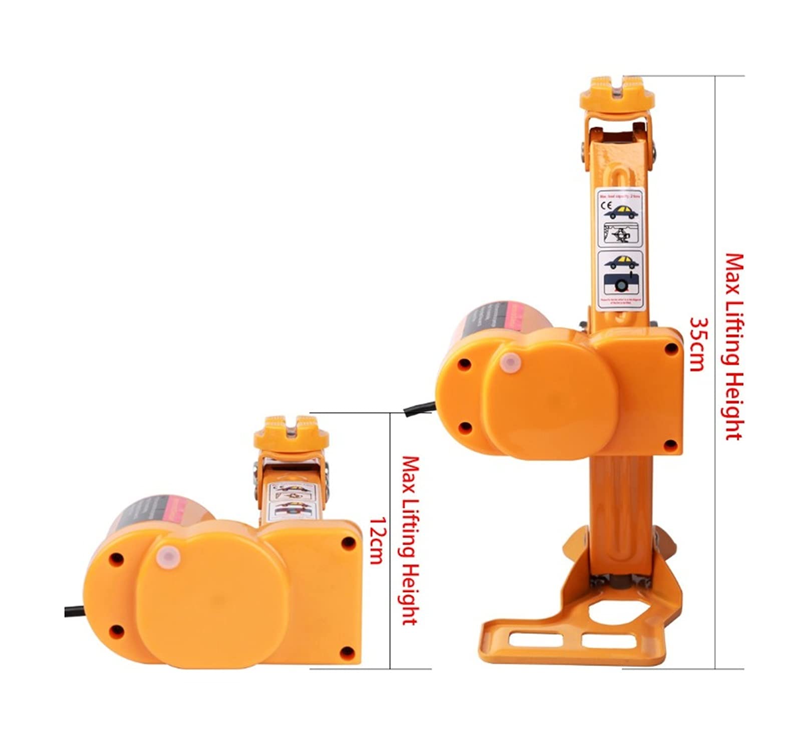 Podnośnik Przyczepy, 12V Klucz elektryczny jack, hydrauliczny, sprzęt do naprawy pojazdów, narzędzia samochodów