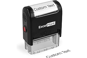 ExcelMark Custom One Line Stamp: Personalized Touch for Precision Marking
