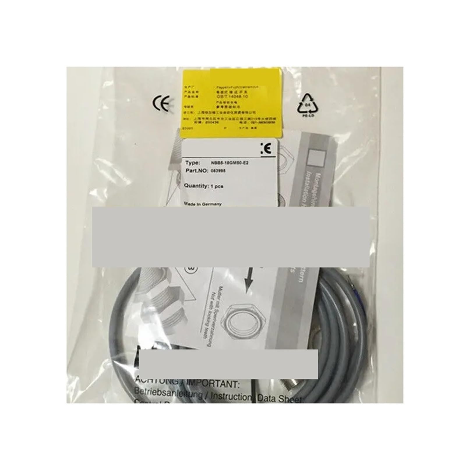 ZOZ03Y0 1PCS NBB8-18GM50-E2 Sensor Proximity Switch