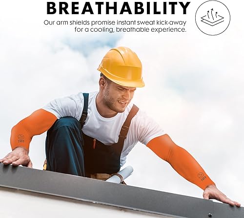 Miniatura 4 de TUFF - Mangas de compresión para brazos refrigerantes, mangas de brazo UPF 50 para hombres y mujeres..