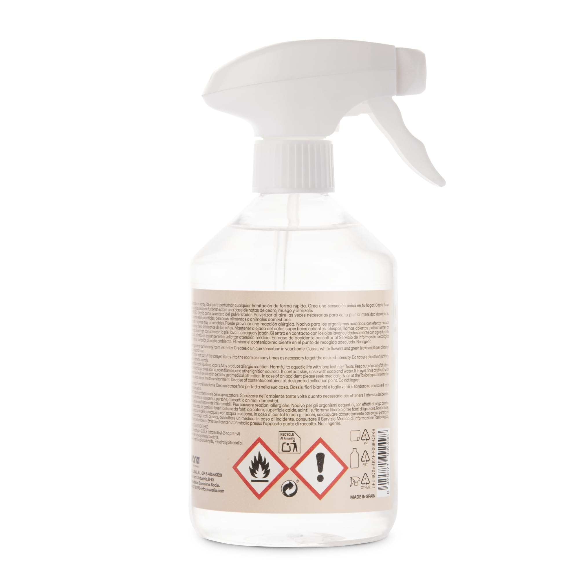VICKY ESSENCE HOME SPRAY White Flowers 500ml | Ambientador del Hogar | Fragancia Flores Blancas | Perfume para Casa | Absorbe Olores