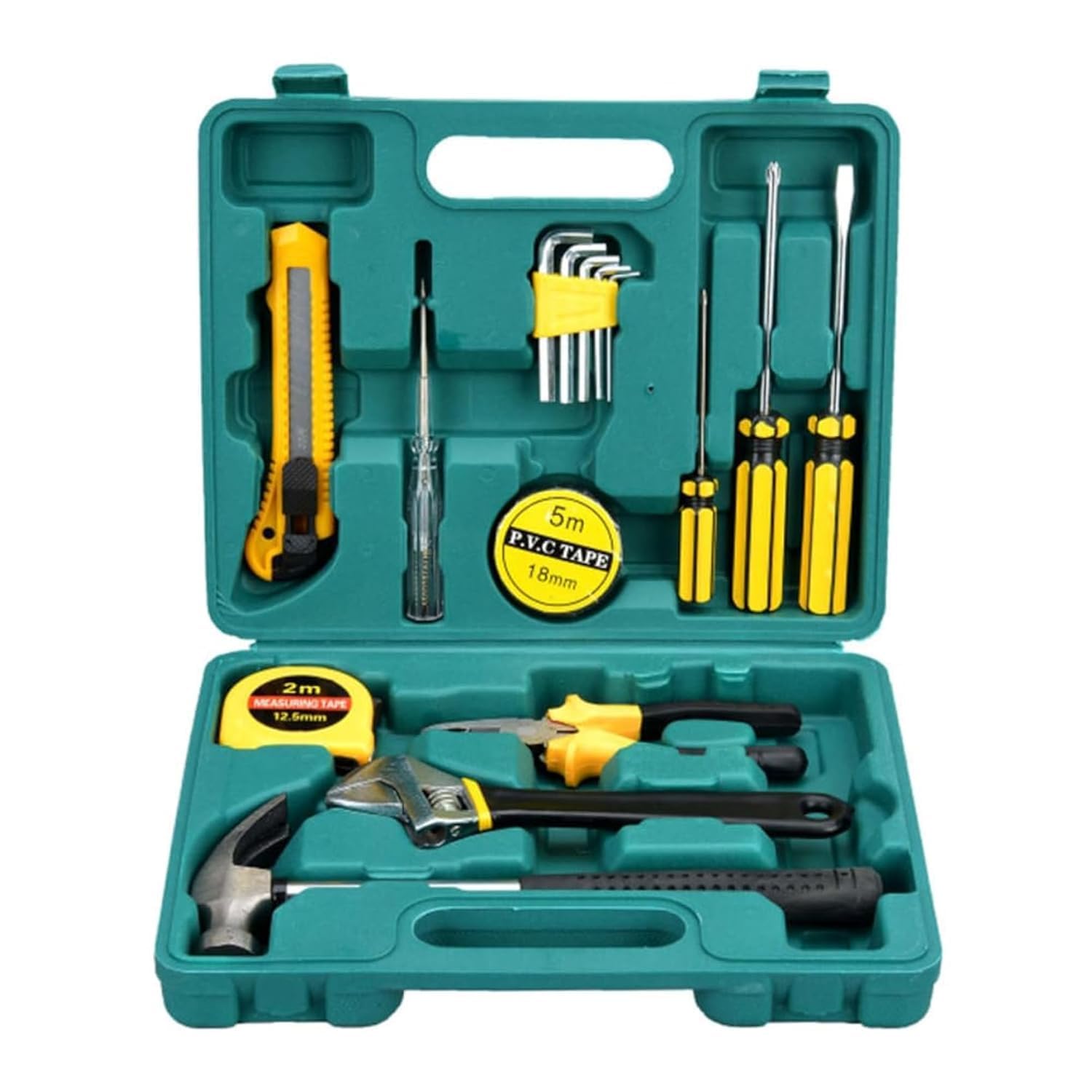 Suzec Johnson Advance Home Kit 5-Pieces Screwdriver Kit (Multicolour) & Adjustable Wrench (200 mm) & Claw Hammer Steel Shaft (B08LL8YX7Y) Amazon Price History, Amazon Price Tracker