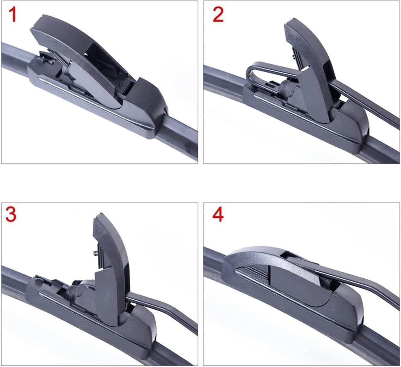ROYALTECH Frameless Rubber Car Wiper Blades Set of 2 Compatible with (Swift (2014-2017) (D-21,P-19)) - Image 6 thumbnail