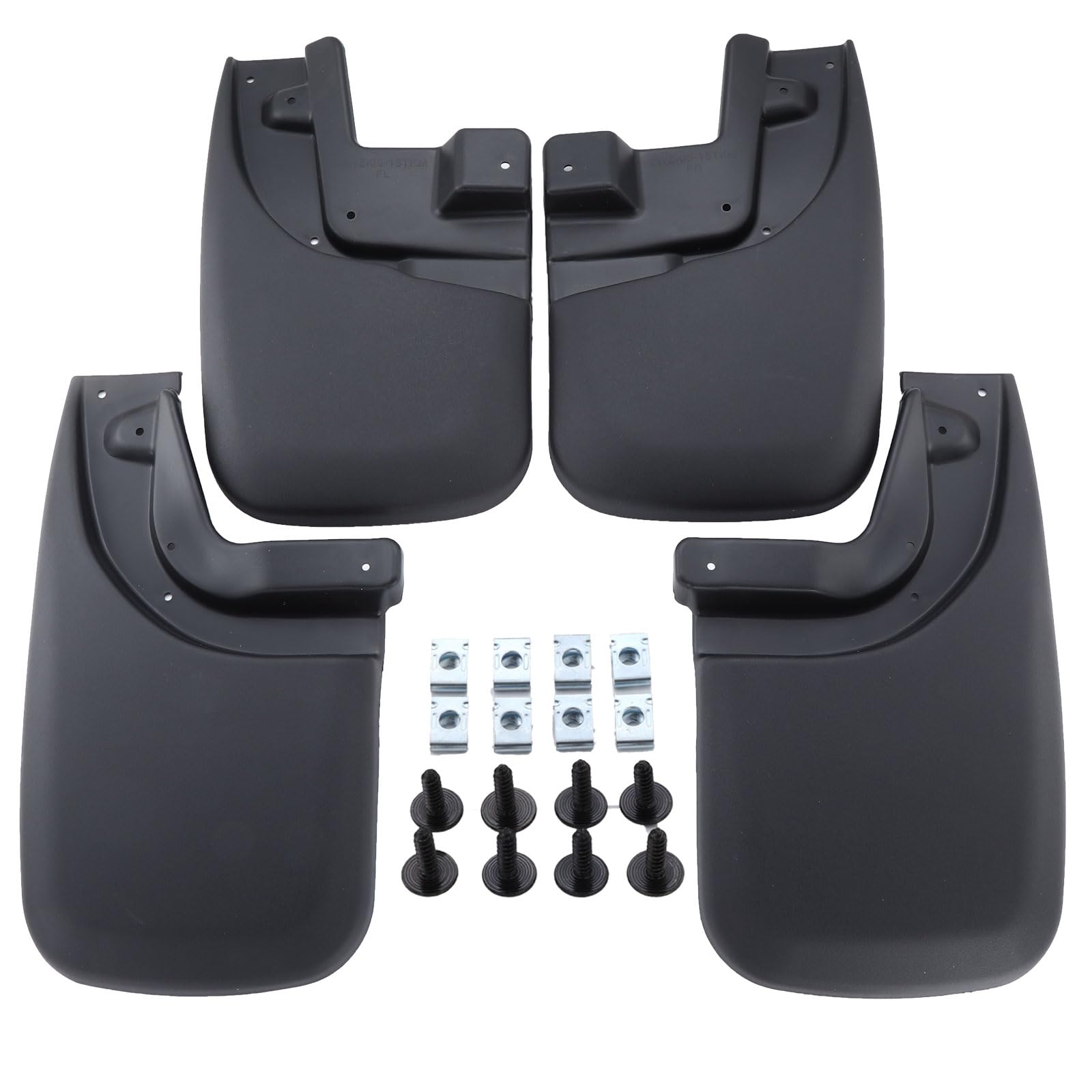 Set of 4PCS Mud Flaps Mud Splash Guards Kit for 2005-2015 Toyota Tacoma Accessories Front and Rear Driver & Passenger Sides Compatible with OEM Fender Flares