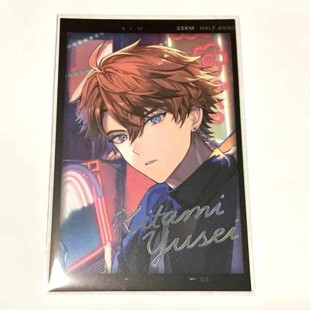 北見遊征 誕生日グッズ チェキ風カード 缶バッジ 北見遊征誕生日グッズ＆ボイス2025｜にじさんじオフィシャルストア