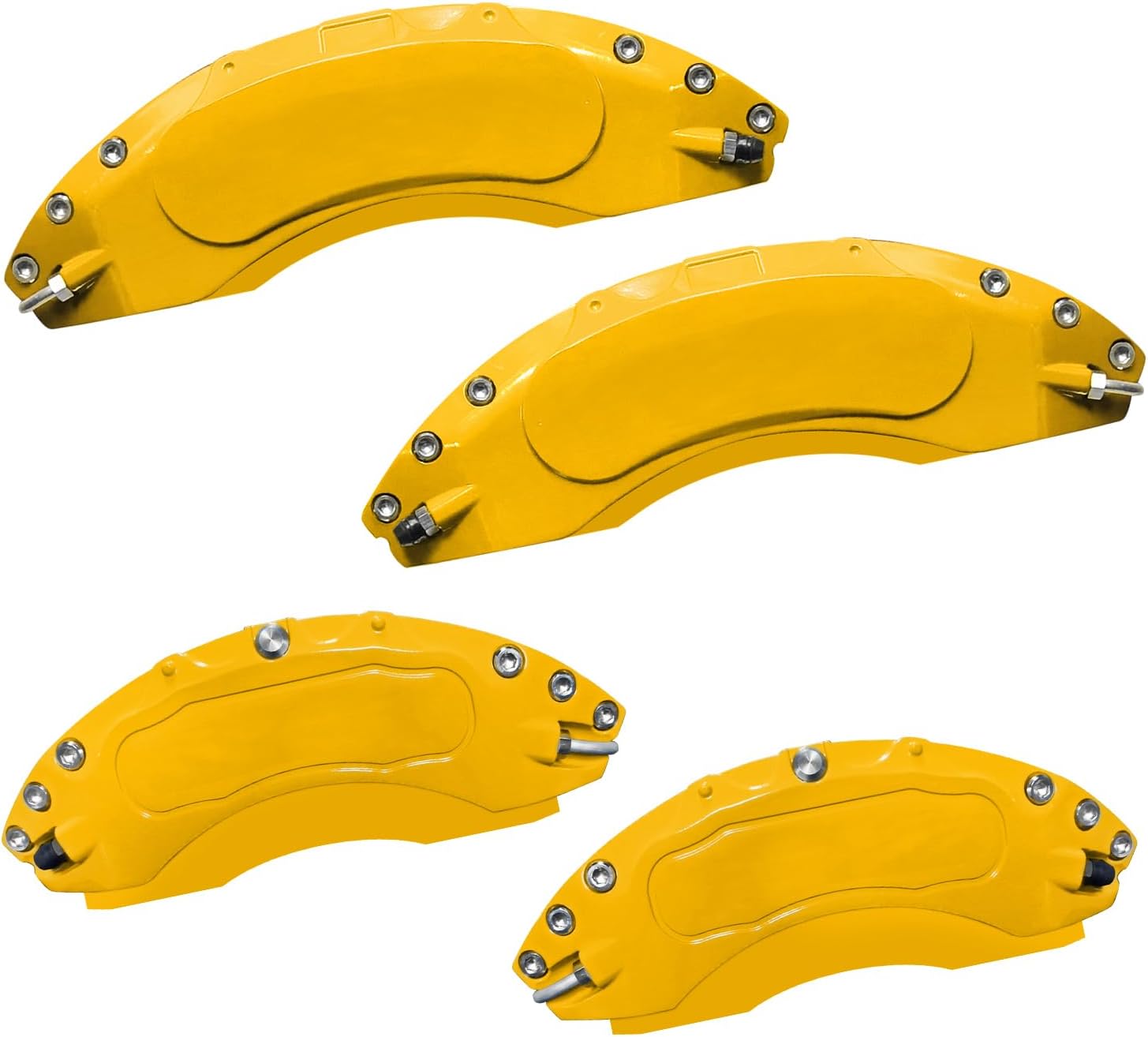 AOOA Caliper Covers Yellow Brake Aluminum Covers Fits 2019-2025 Infiniti QX50 (Set of 4)