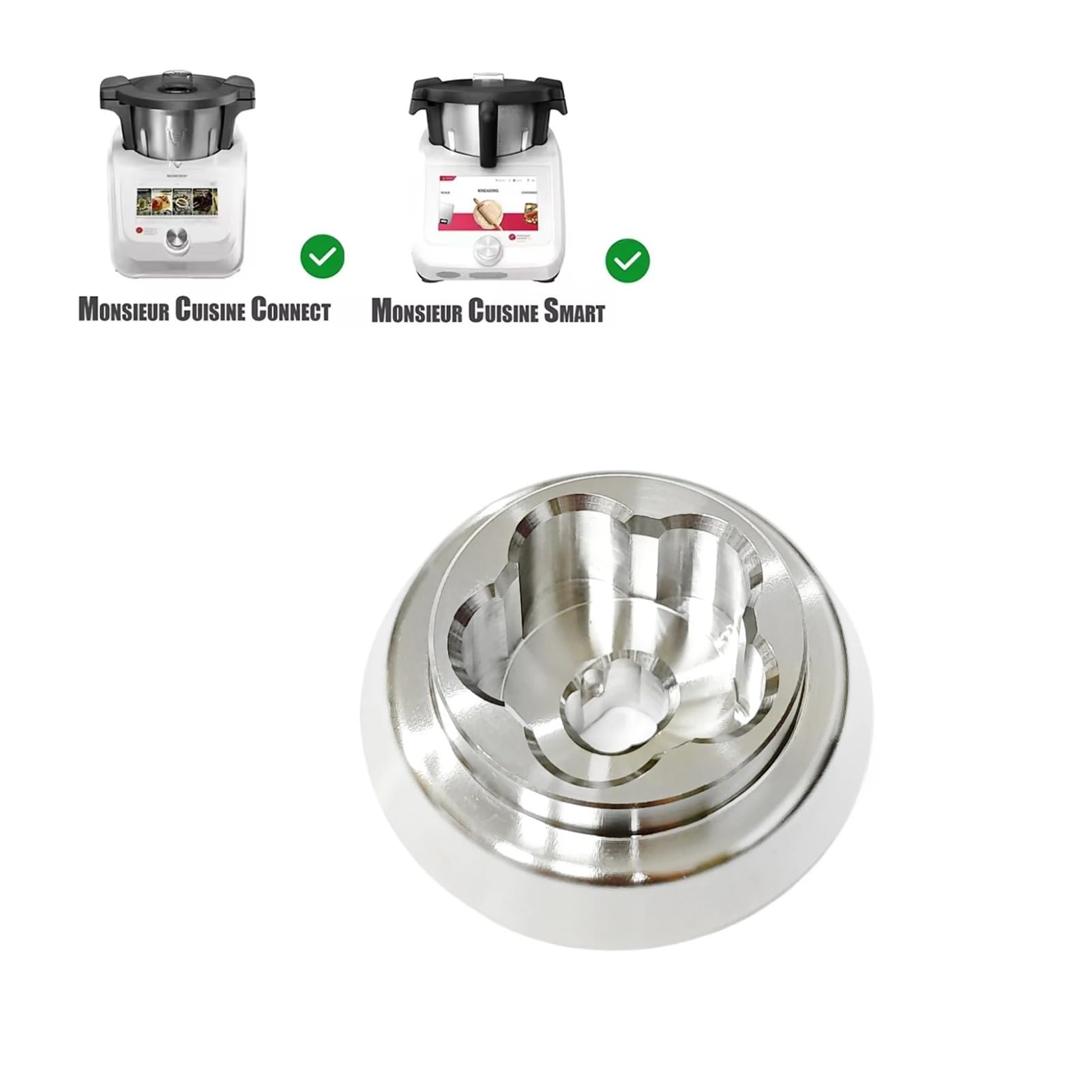 Złącze koła napędowego sprzęgła do Monsieur Cuisine Connect/Smart - Stal nierdzewna