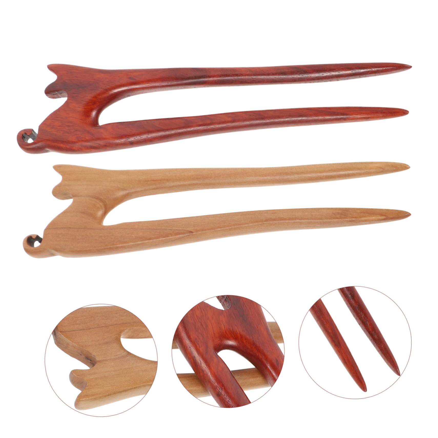 6 horquillas para el, rizador de pelo, de madera, horquilla para el pelo, pinzas para el pelo, accesorios para el pelo, para mujeres, palillos para el pelo, bastones de pelo