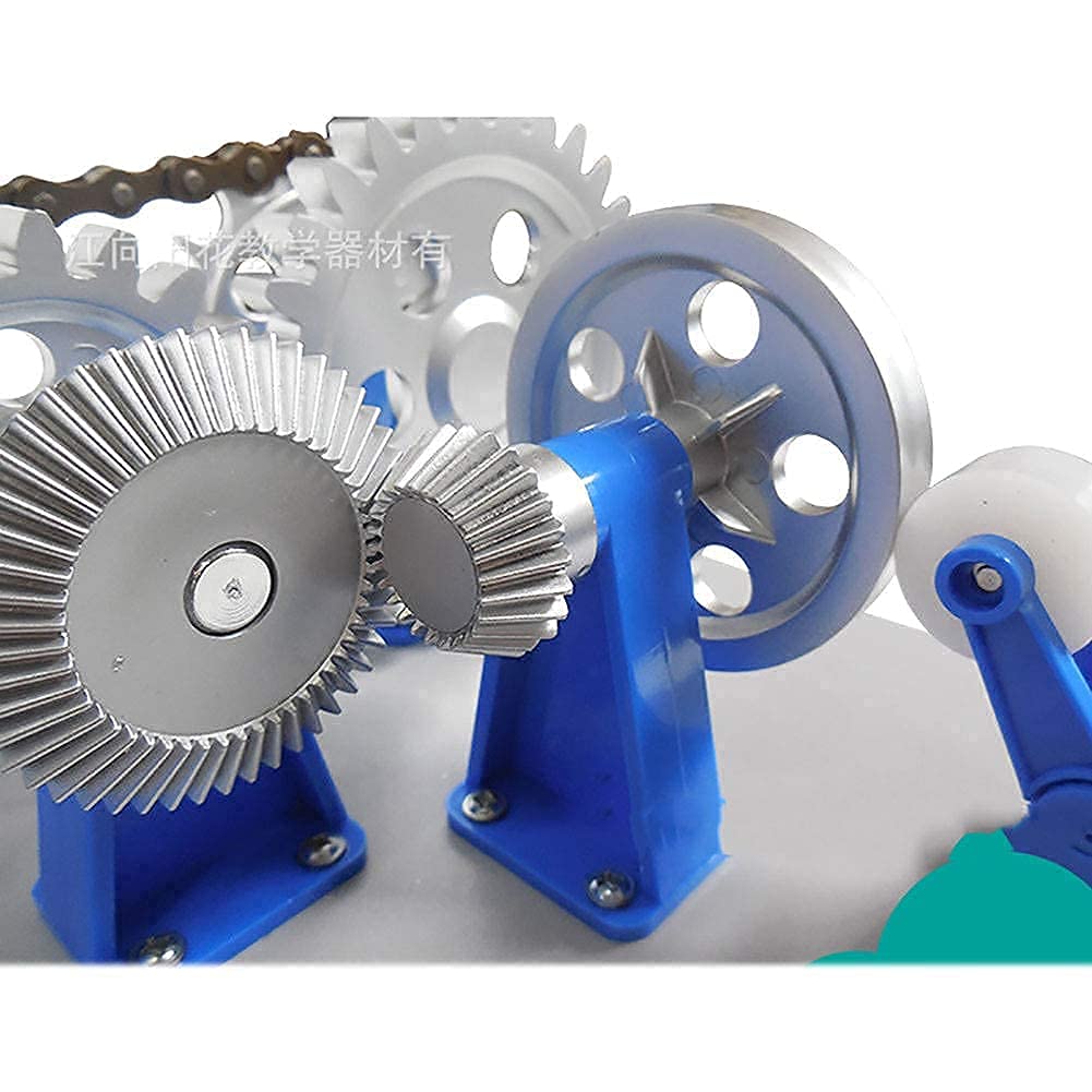 Life Accessories Mechanisches Getriebemodell Physikexperiment Wissenschafts- und Bildungsausrüstung Mehrere Rotationsmodi Physikalisches Laborgerät,