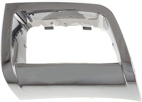 FITRITE Auto Parts - Carcasa para parachoques del lado izquierdo del conductor para Chevrolet Trailblazer 2006-2009, modelos SS, cromo, para agujero