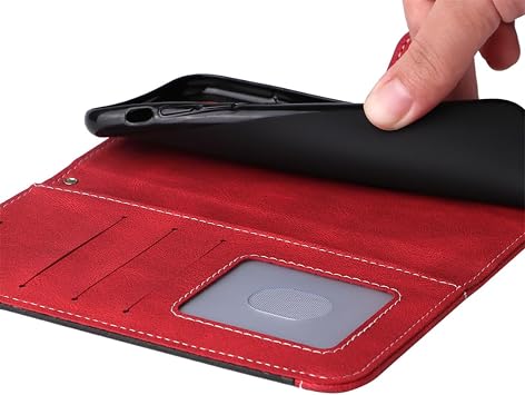 iPhone 13 Mini用 トリカラー スプライシング フリップ フォン ケース ウォレット 保護カバー iPhone 13 Mini用/ブラック HH