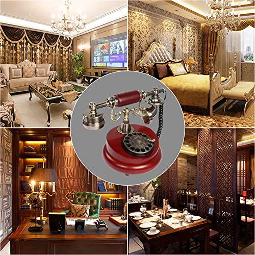 CERRXIAN Telefono rotativo antico, retro telefono