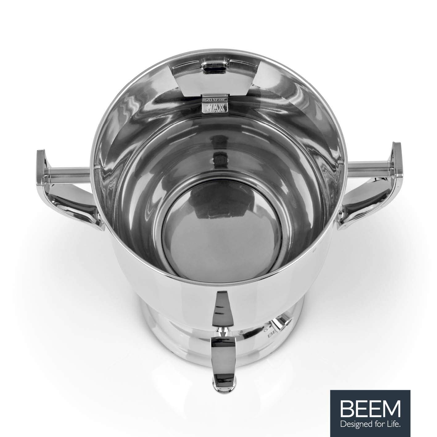 Beem Samovar 7204 3008C 8 litres 2500 W en acier inoxydable/chromé