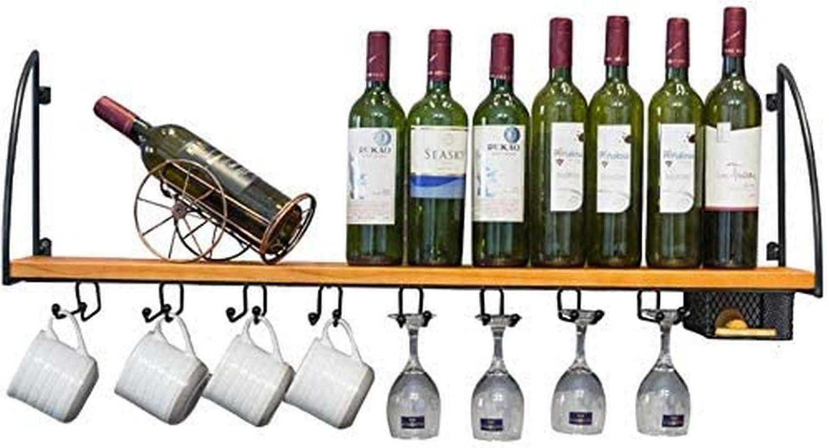 Casier à vin suspendu en métal pour sublimer vos soirées et apéritifs salon