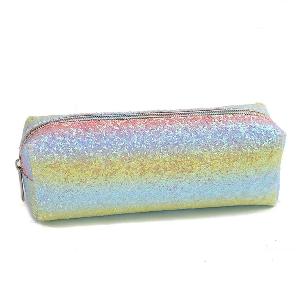 PCS Bolsas de lápices de PVC Blando Estuche de lápices para niña Gran Capacidad Útiles Escolares Papelería (A, Talla única) (A Talla única)