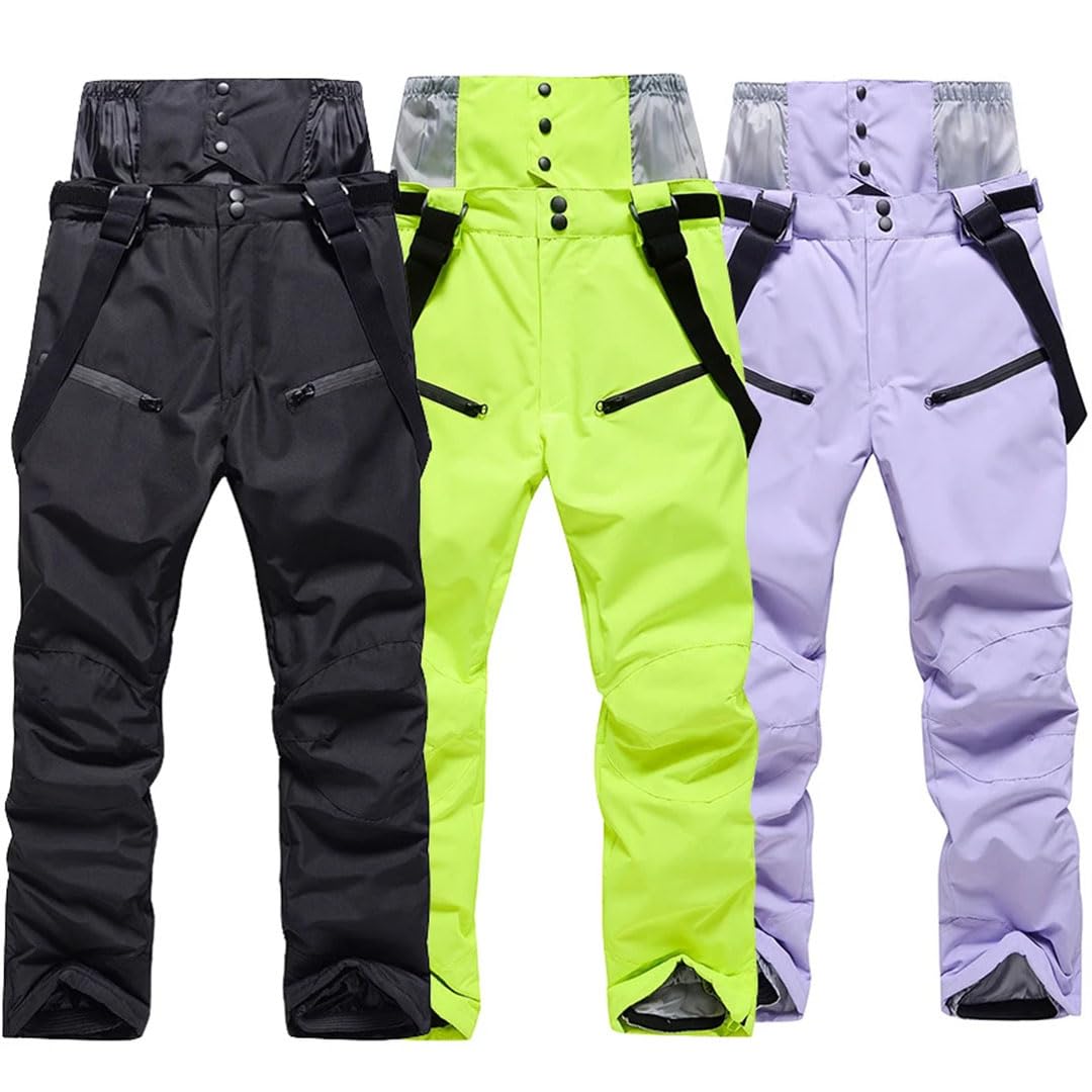 Suwequest Pantaloni da sci unisex antivento Snowboard Wear Inverno Outdoor Caldo Neve Sport Pantaloni