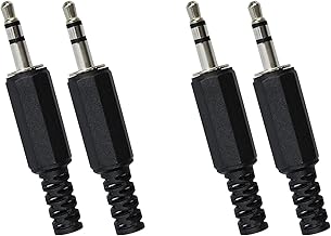 4PCS 3 Pole 3.5mm Replacement Repair Plug Jack, 3.5mm Mal...