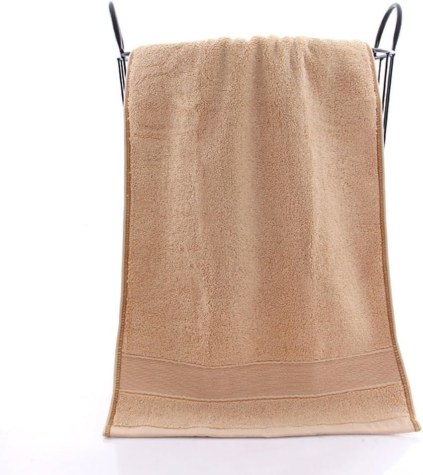 Cotton Towel Adult Soft Absorbent Towels Bathroom Sets Towel Towels for Home(Black)