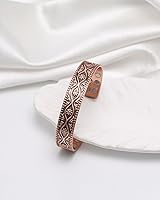 Vista 7 de Jecanori Pulsera magnética de cobre para hombre, Cobre