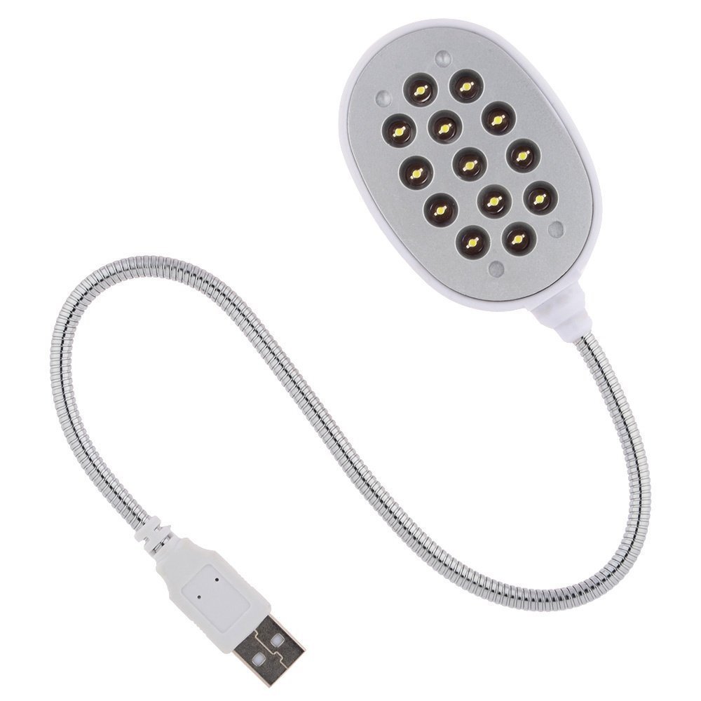 JIGYAS USB Powered Flexible 13-LED Light Neck White Light Lamp (Multicolor)-image-31
