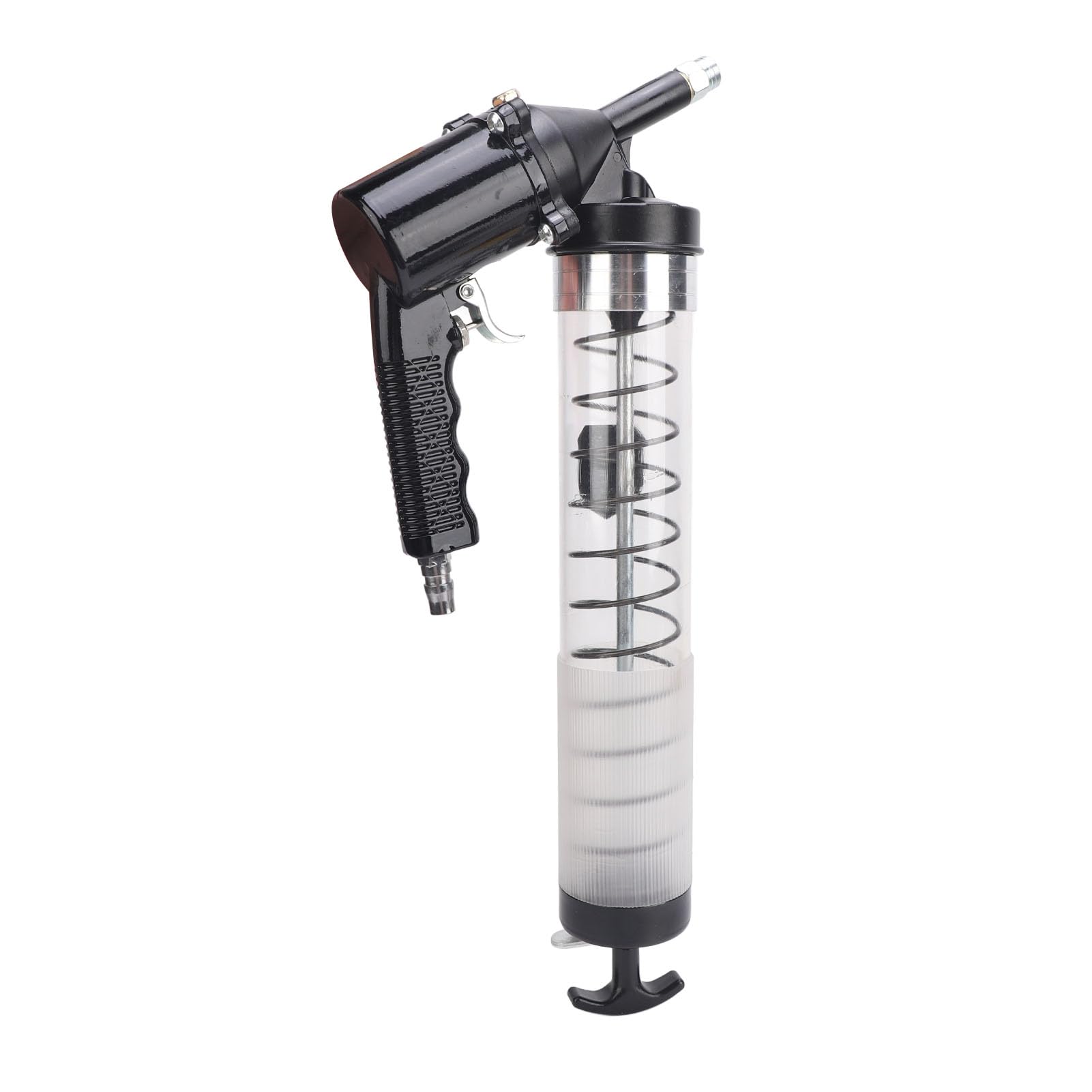 Pistola Engrasadora Neumática, 10000-12000PSI Pistola Engrasadora Neumática Juego de Empuñadura de Pistola Interfaz Rápida PM20 G1/4 de Alta Presión para Trabajo Pesado,