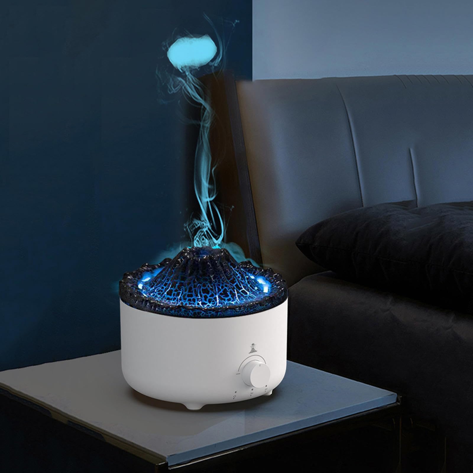 Umidificatore Con Diffusore Oli Essenziali E Luci LED – Silenzioso, Portatile, Per Camera, Ufficio E Auto