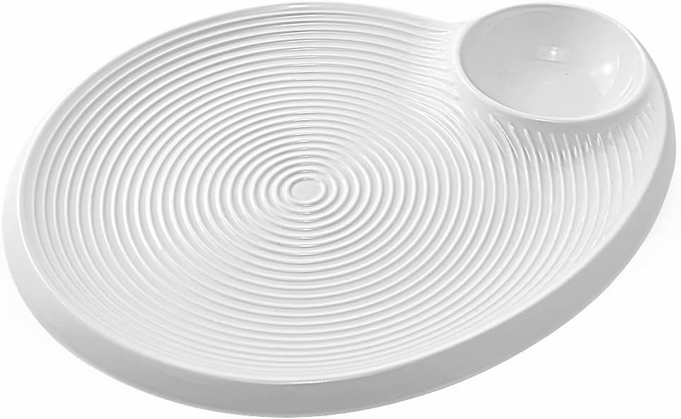 Sushi Plate, 8 Inches, 77L Ceramic Sushi Plate with