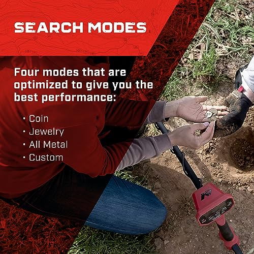 Minelab Vanquish 540 Multi-Frequency Pinpointing Metal Detector for Adults with Iron Bias & V12 12"x9" Double-D Waterproof Coil (4 Detect Modes, Wired Headphones & Rain Cover Included)