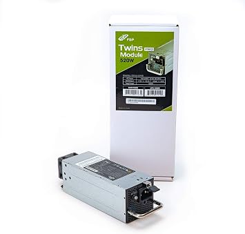 FSP Twins Pro ATX PS2 1+1 Individual Module for Twins PRO 500W Efficiency Greater Than 90% Hot-Swappable Redundant Digital Power Supply FSP520-20RAB
